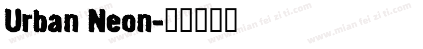 Urban Neon字体转换